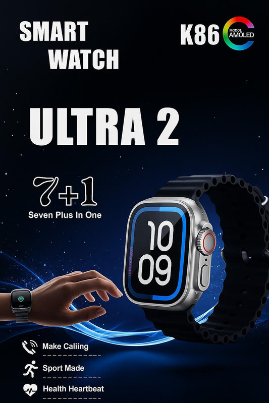 Ultra 2 K86 Smartwatch – 7+1 Features in One